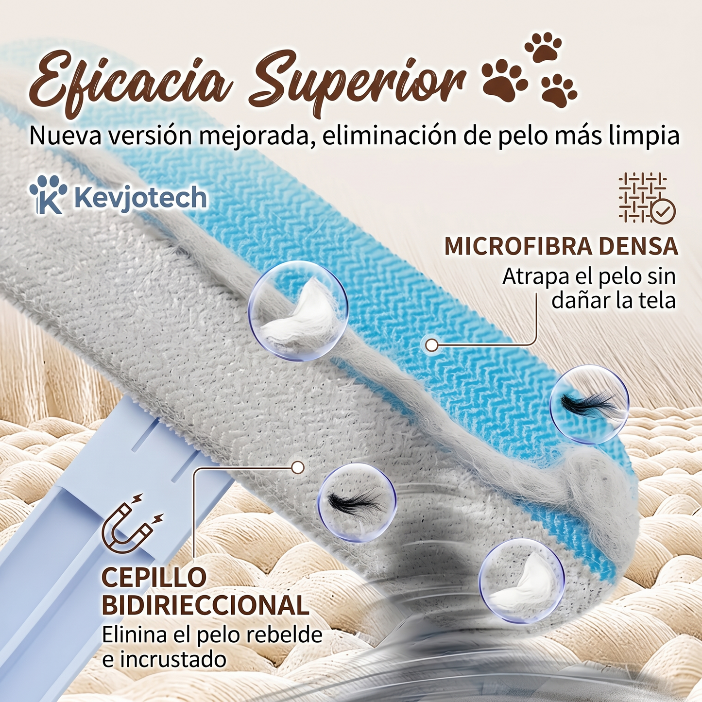 Kevjo Basic Pet hair removal brush