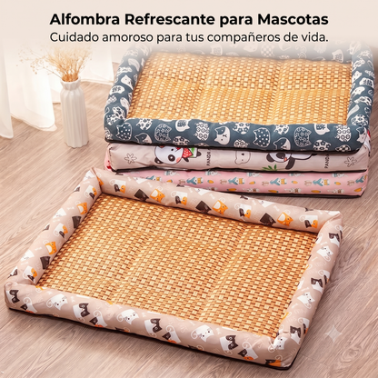 KEVJO Pet Summer Mat Cute Dog Cooling